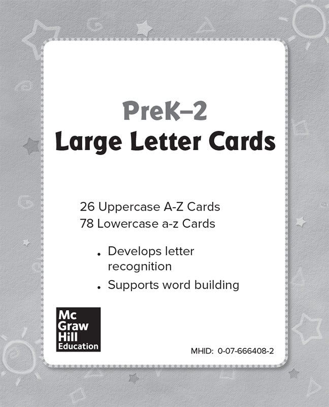 World Of Wonders Grades K 2 Large Letter Cards