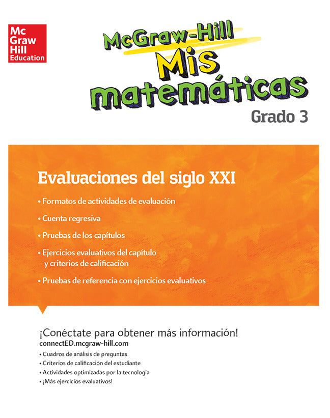 Mh My Math 21st Century Assessment Grade 3 Spanish