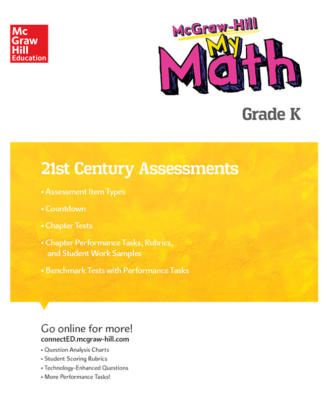 Mh My Math 21st Century Assessment Grade K