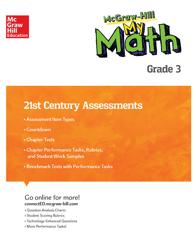 Mh My Math 21st Century Assessment Grade 3