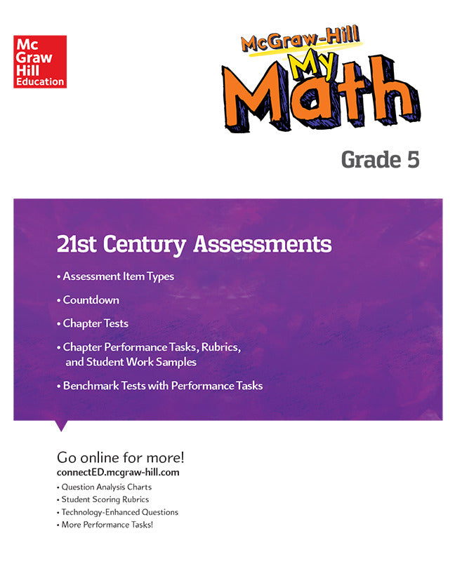 Mh My Math 21st Century Assessment Grade 5