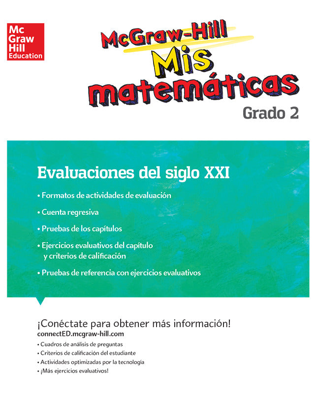 Mh My Math 21st Century Assessment Grade 2 Spanish