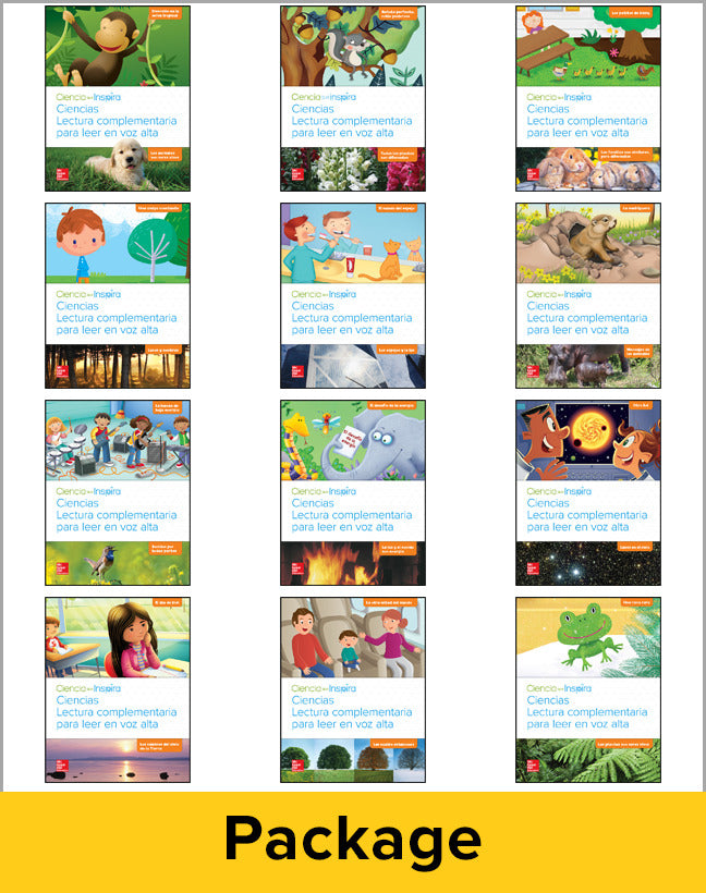 Inspire Science Grade 1 Spanish Paired Read Aloud Class Set 1 Each Of 12 Books 2 Titles 6 Modules 1 Copy