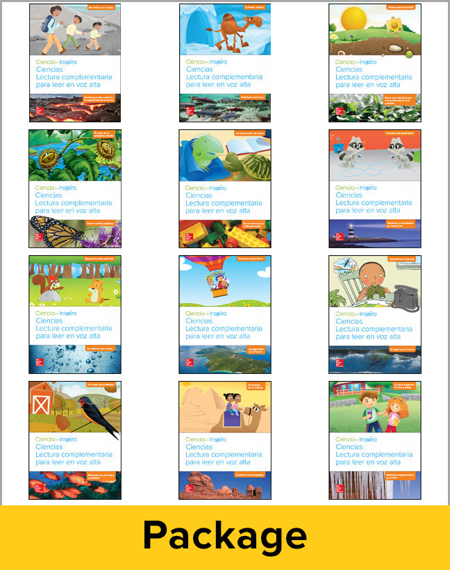 Inspire Science Grade 2 Spanish Paired Read Aloud Class Set 1 Each Of 12 Books 2 Titles 6 Modules 1 Copy