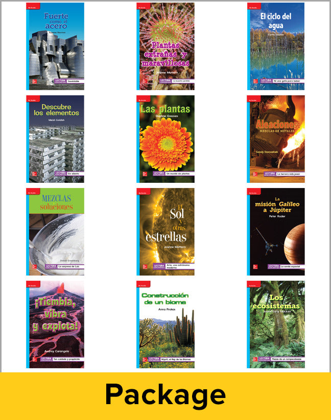 Inspire Science Grade 5 Spanish Leveled Reader Library 6 Each Of 12 Titles On Level
