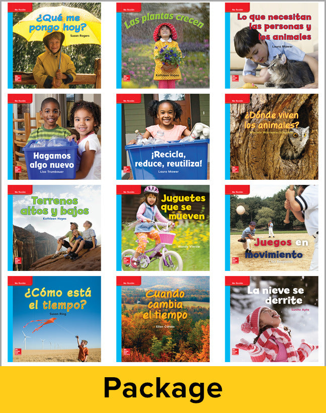 Inspire Science Grade K Spanish Leveled Reader Class Set 1 Each Of 12 Titles On Level