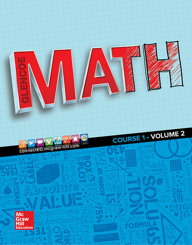 Glencoe Math 2016 Course 1 Student Edition Volume 2