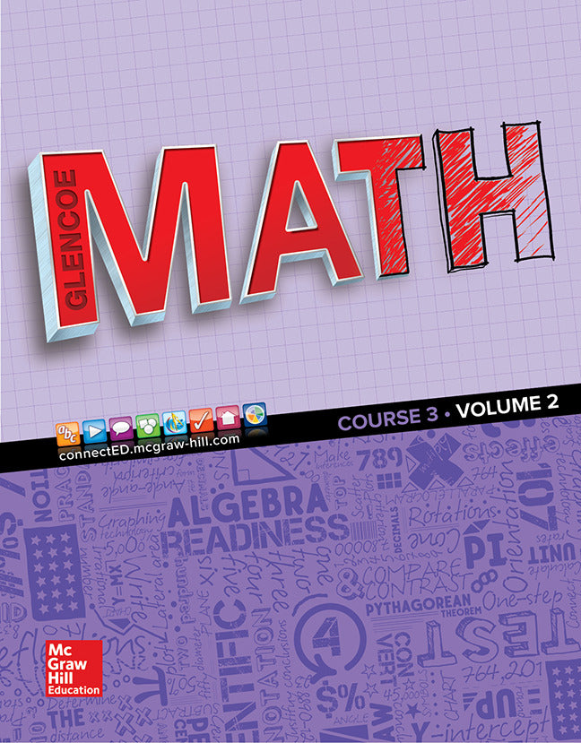 Glencoe Math 2016 Course 3 Student Edition Volume 2