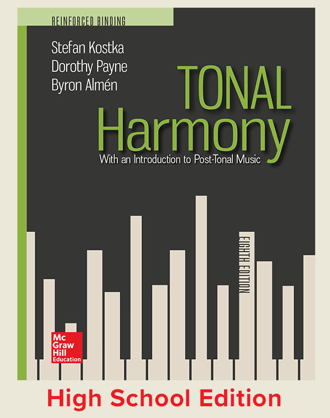 Kostka Tonal Harmony 2018 8e Student Edition Reinforced Binding 8e