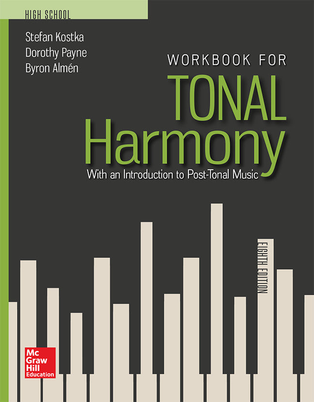Kostka Tonal Harmony 2018 8e Workbook 8e