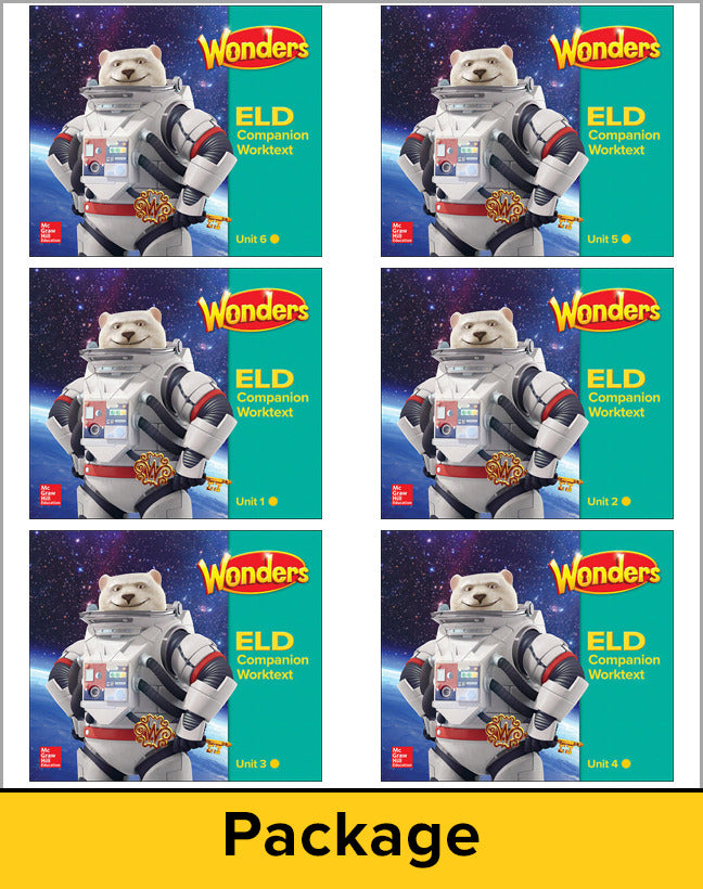 Wonders For English Learners Gr 6 Beginner Companion Worktext Pkg