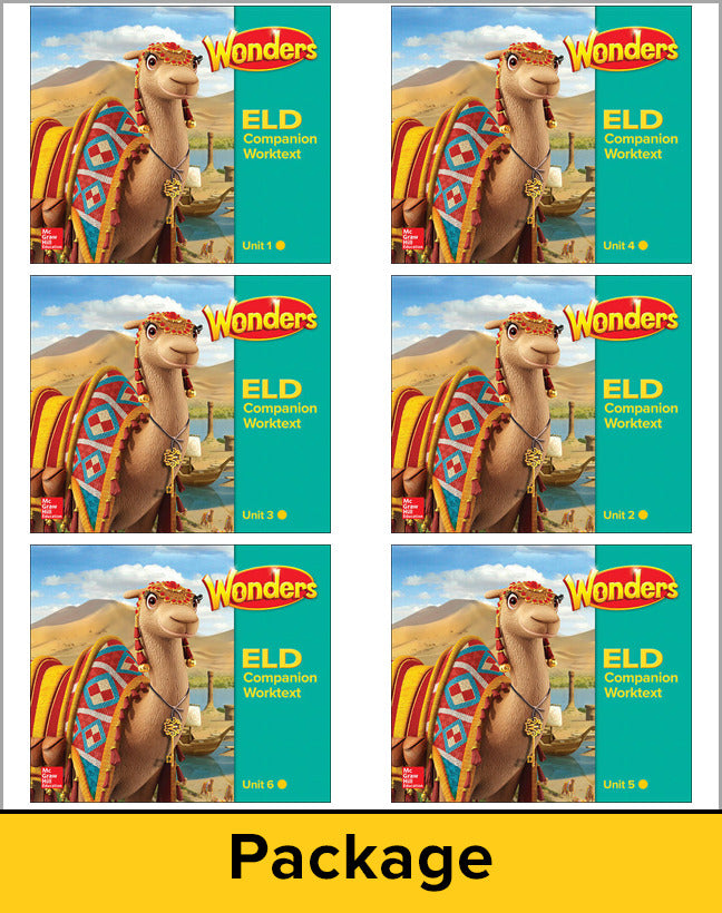 Wonders For English Learners Gr 3 Beginner Companion Worktext Pkg