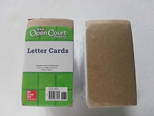 Open Court Reading Grades K 3 Upper Lowercase Alphabet Cards Set