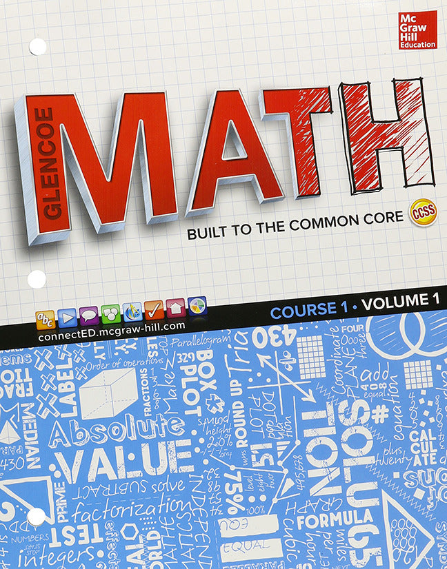 Glencoe Math Course 1 Student Edition Volume 1