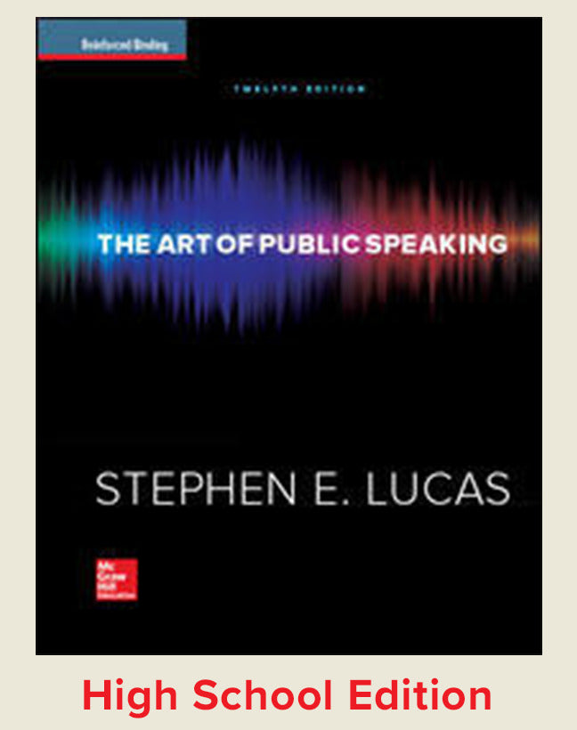 Lucas The Art Of Public Speaking 2015 12e Student Edition