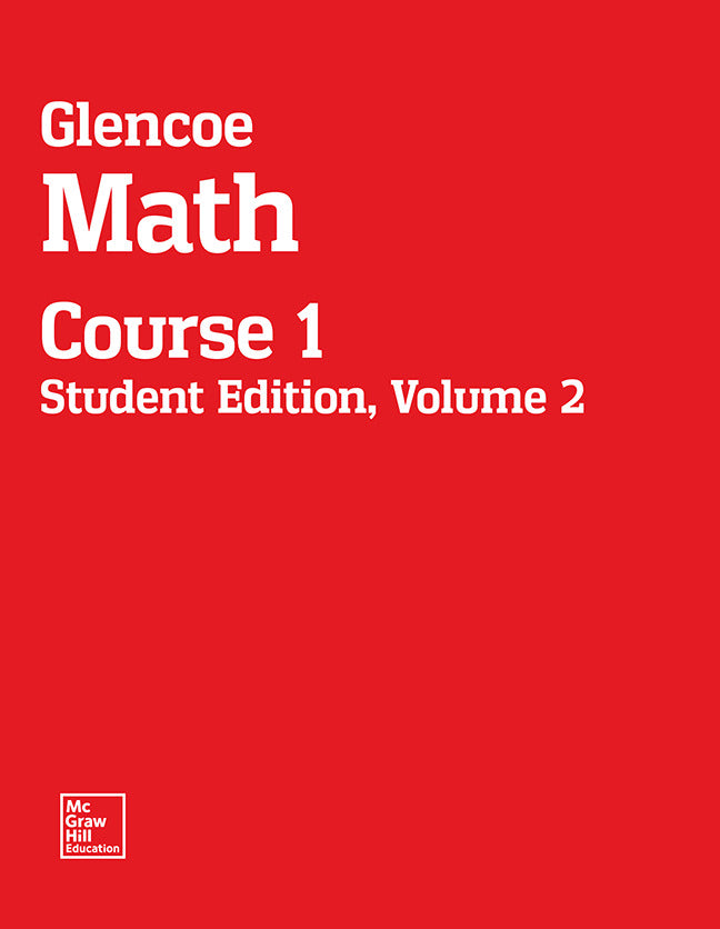 Glencoe Math Course 1 Student Edition Volume 2
