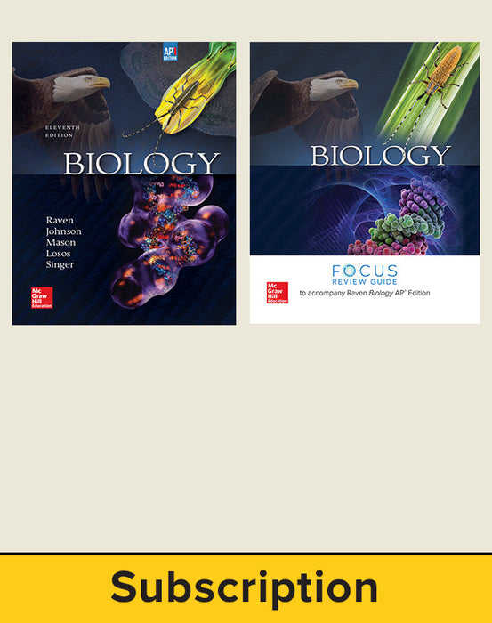 Raven Biology 2017 11e Ap Edition Student Print Bundle Student Edition With Ap Focus Review Guide