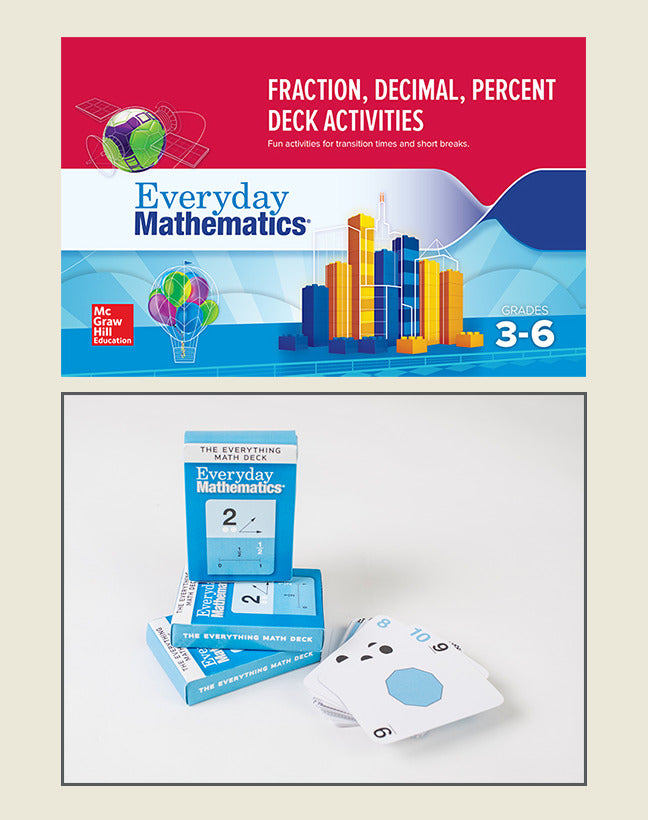 Everyday Math 4 Fraction Decimal & Percent Activity Pack 4e