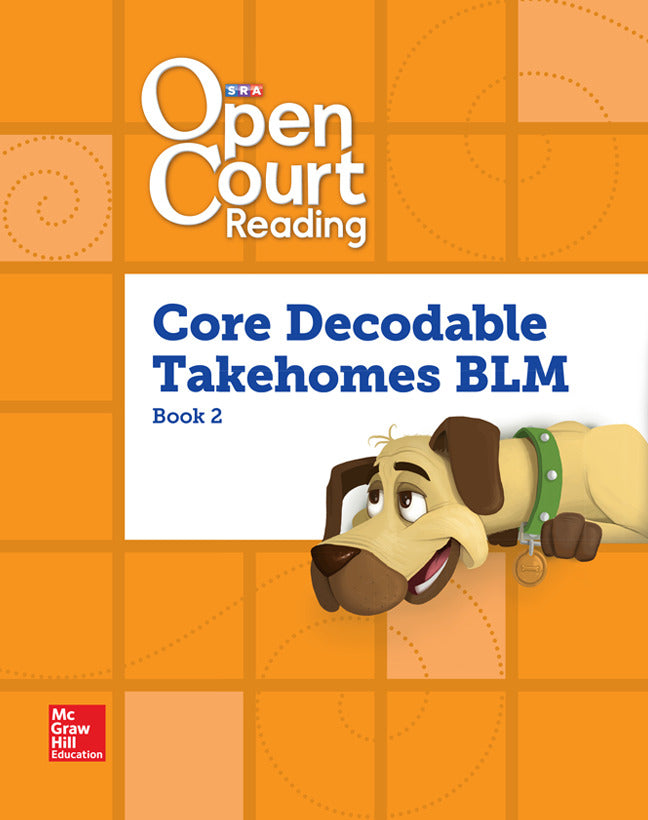 Open Court Reading Core Predecodable & Decodable Takehome Books Blackline Master Book 2 Grade 1
