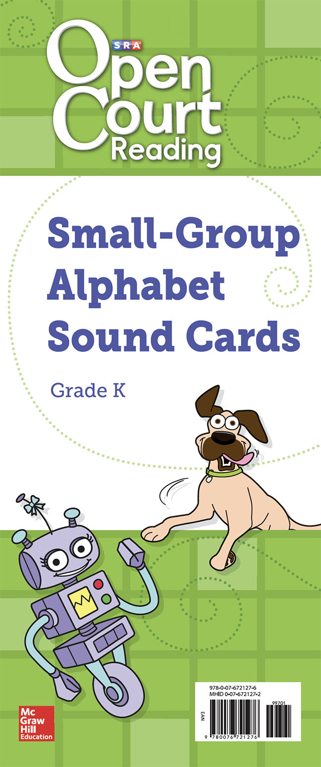 Open Court Reading Grade K Medium Sized Alphabet Sound Cards
