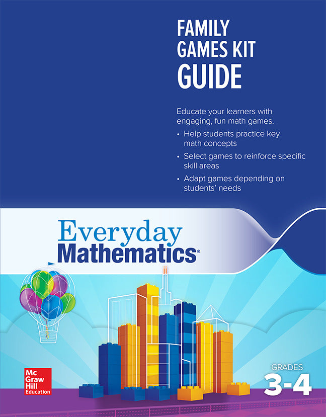 Everyday Mathematics 4 Grades 3 4 Family Games Kit Guide