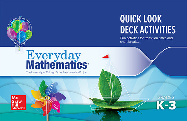 Everyday Mathematics 4 Grades K 3 Quick Look Activity Card Deck Booklet