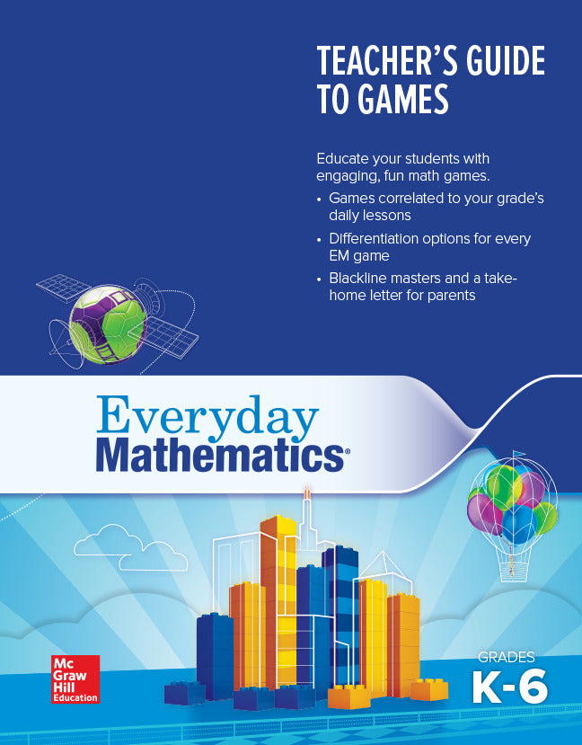 Everyday Mathematics 4 Grades K 6 Teachers Guide To Games