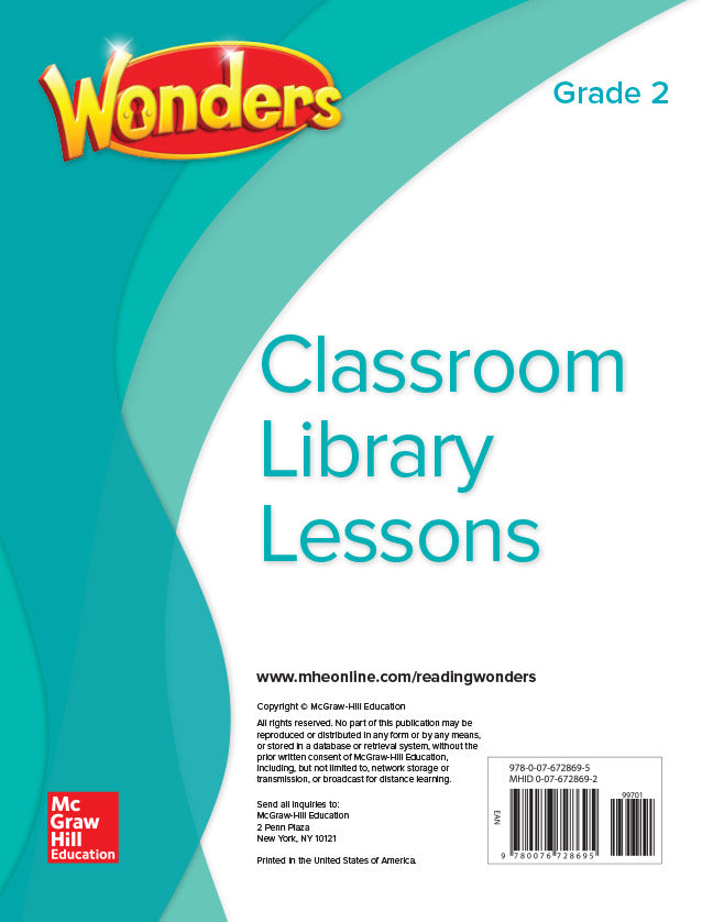 Wonders Classroom Library Lessons Grade 2