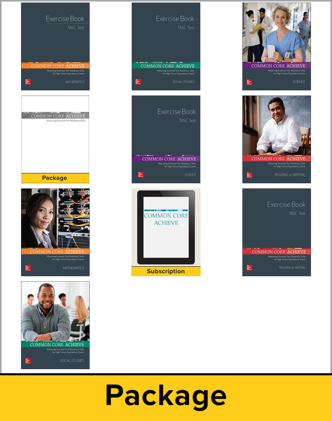 Common Core Achieve Tasc & Lan Print Bundle