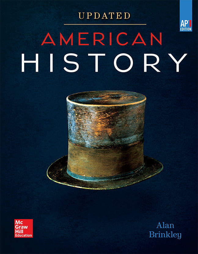 Brinkley American History Connecting With The Past Updated Ap Edition 2017 15e Student Edition
