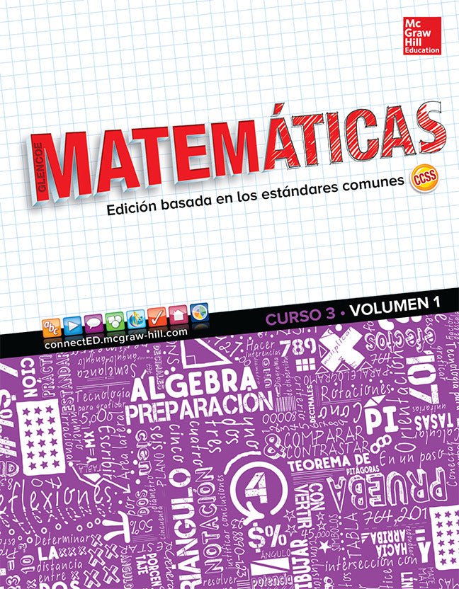 Glencoe Math Course 3 Volume 1 Spanish Student Edition