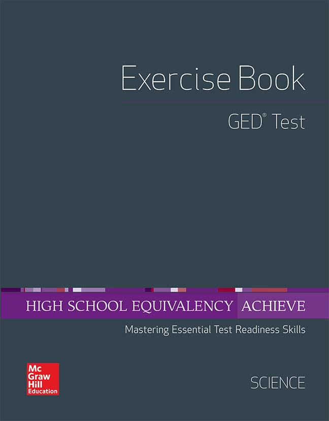 High School Equivalency Achieve Ged Exercise Book Science