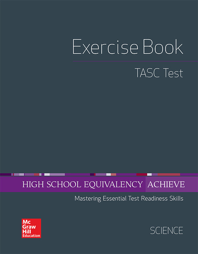 High School Equivalency Achieve Tasc Exercise Book Science