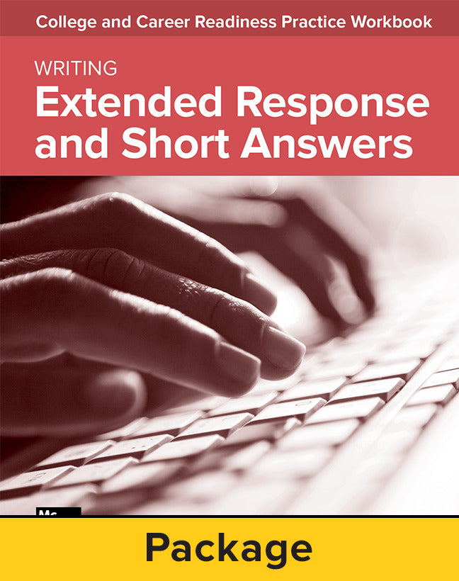 College & Career Readiness Skills Practice Workbook Extended Response & Short Answers 10 Pack