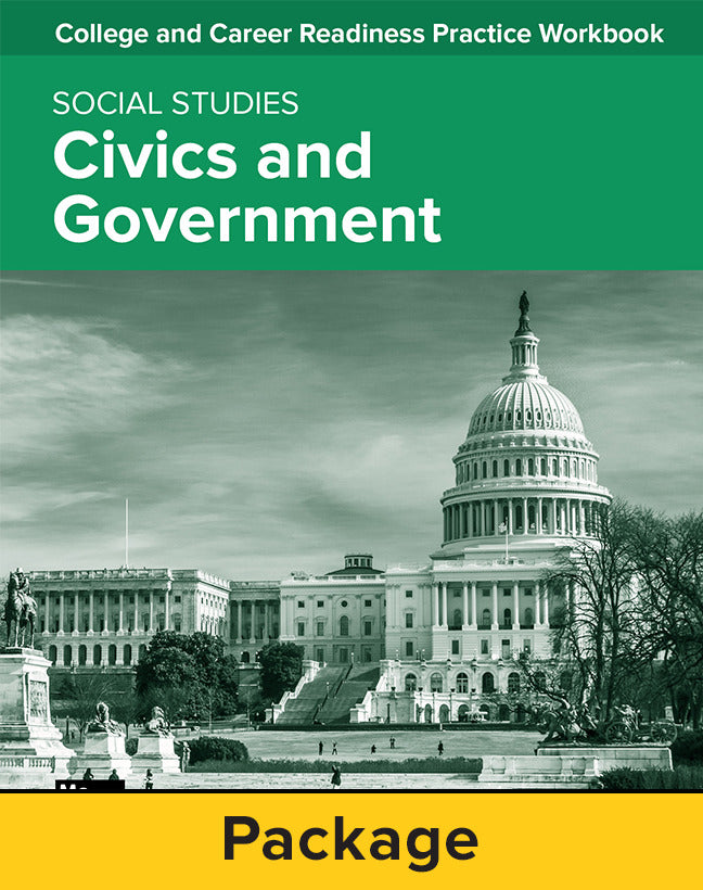 College & Career Readiness Skills Practice Workbook Civics & Government 10 Pack