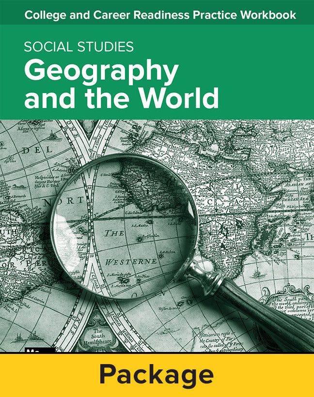 College & Career Readiness Skills Practice Workbook Geography & The World 10 Pack