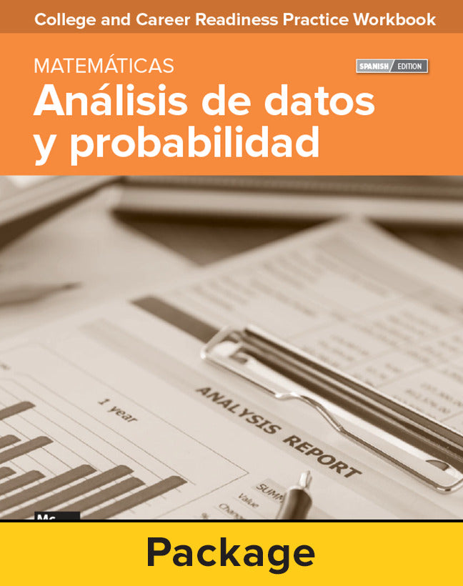 College & Career Readiness Skills Practice Workbook Data Analysis & Probability Spanish Edition 10 Pack