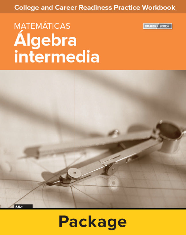 College & Career Readiness Skills Practice Workbook Intermediate Algebra Spanish Edition 10 Pack