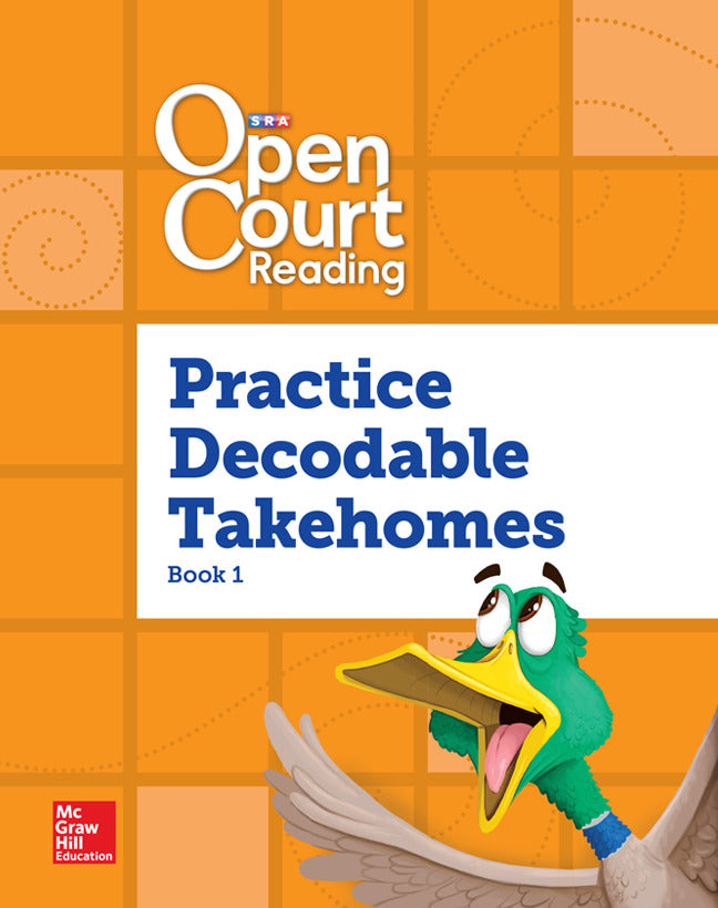 Open Court Reading Practice Predecodable & Decodable 4 Color Takehome Book 1 Grade 1