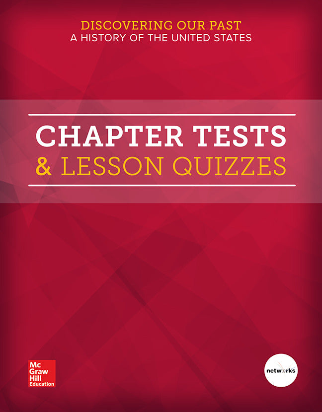 Discovering Our Past A History Of The United States Chapter Tests & Lesson Quizzes