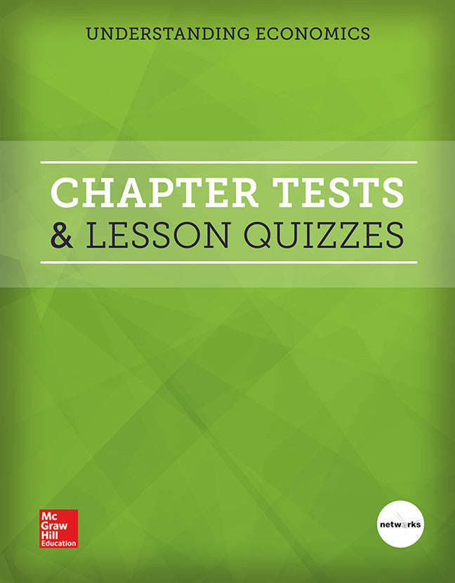 Understanding Economics Chapter Tests & Lesson Quizzes