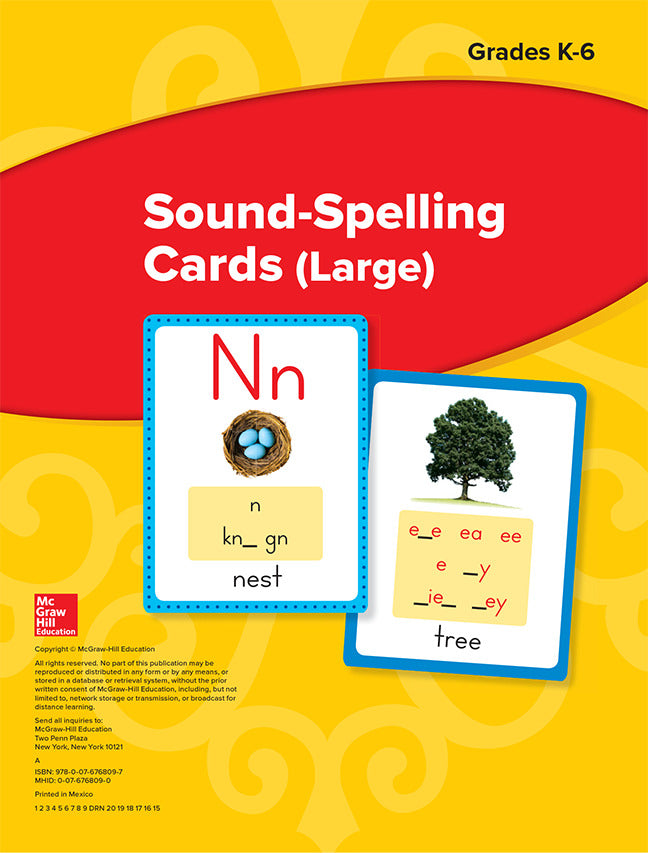 Wonders Sound Spelling Cards Large Grades K 6
