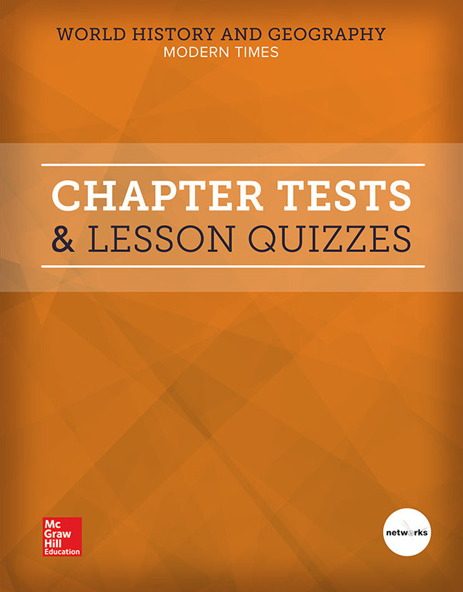 World History & Geography Modern Times Chapter Tests & Lesson Quizzes