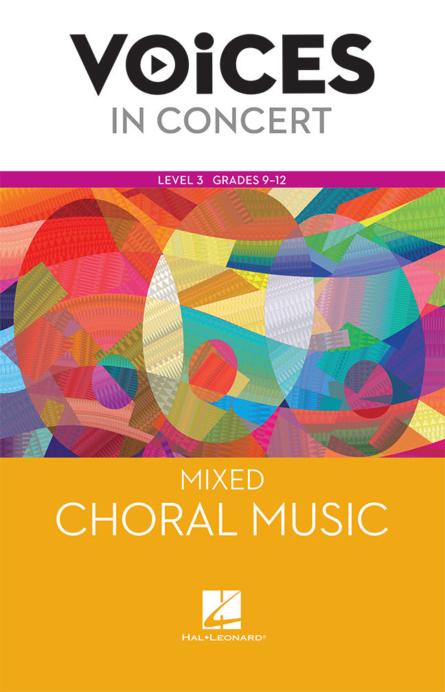 Hal Leonard Voices In Concert Level 3 Mixed Choral Music Book Grades 9 12