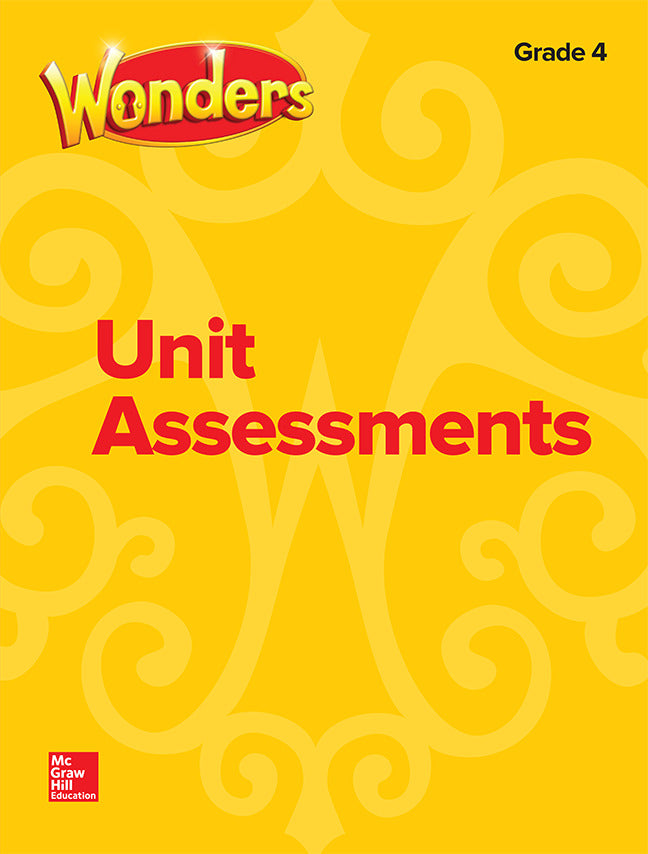 Wonders Unit Assessments Grade 4
