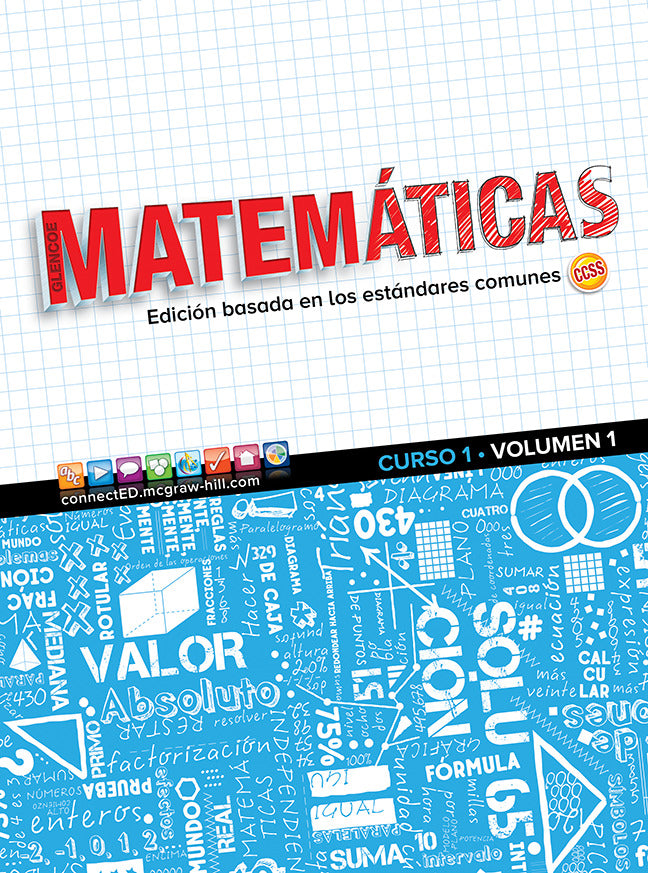Glencoe Math Course 1 Volume 1 Spanish Student Edition