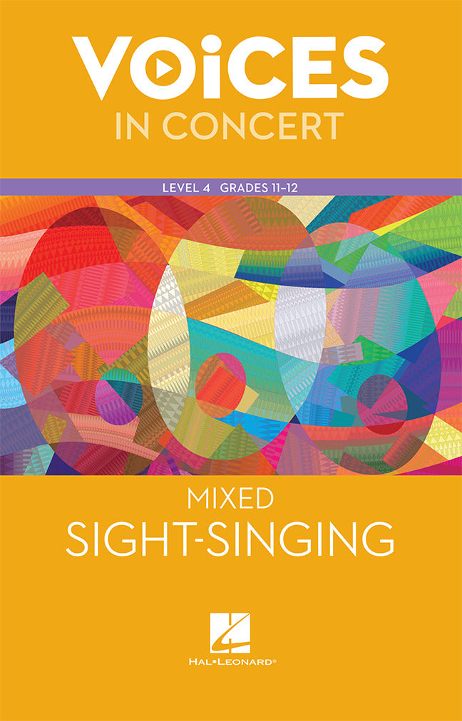 Hal Leonard Voices In Concert Level 4 Mixed Sight Singing Book Grades 11 12