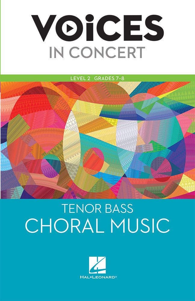 Hal Leonard Voices In Concert Level 2 Tenor Bass Choral Music Book Grades 7 8