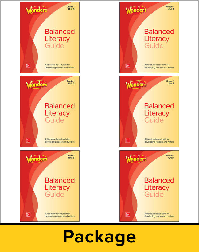 Wonders Balanced Literacy Teacher Guide Package Grade 1