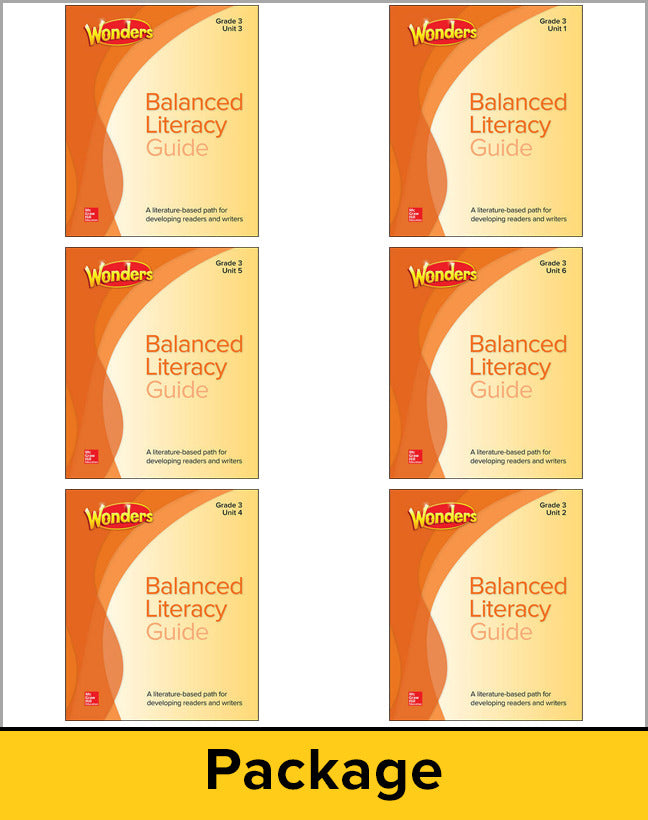 Wonders Balanced Literacy Teacher Guide Package Grade 3